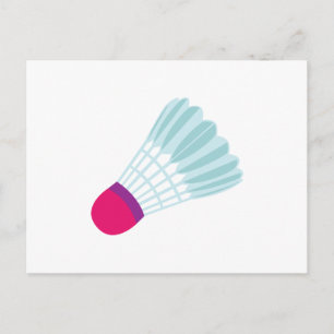 Shuttlecock Postkarte