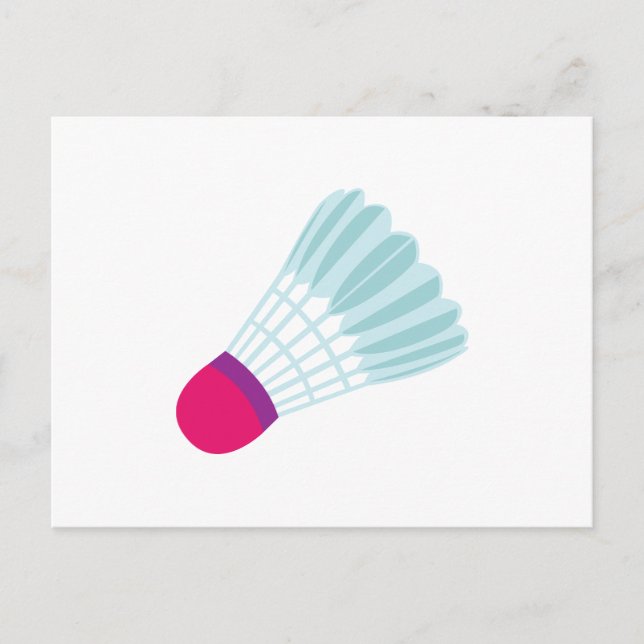 Shuttlecock Postkarte (Vorderseite)