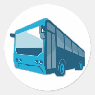 Shuttleservice Runder Aufkleber