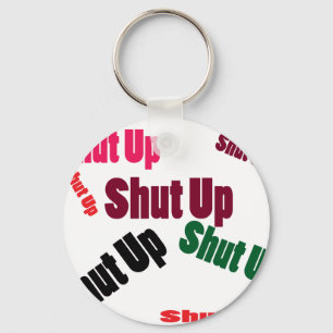 shutup schlüsselanhänger