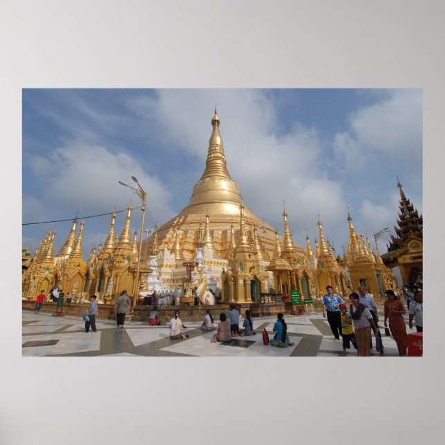 Shwe Dagon Pagoda Poster (Vorne)
