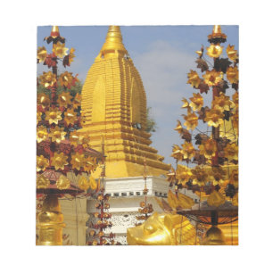 Shwe Zigon Pagoda Komplex in Bagan (Pagan), Notizblock