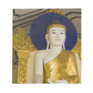 Shwedagon Pagoda (Paya), große Tempelanlage, die 3 Notizblock