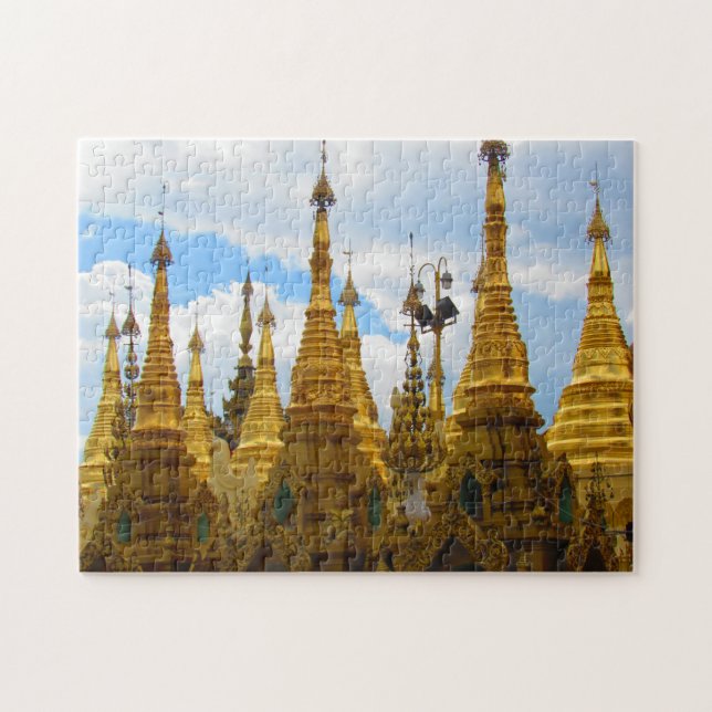 Shwedagon pagodas puzzle (Horizontal)