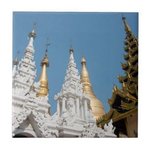 Shwedagon-Pagode Außenansicht Fliese