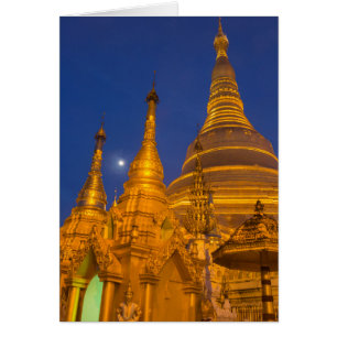 Shwedagon-Pagode bei Nacht, Myanmar