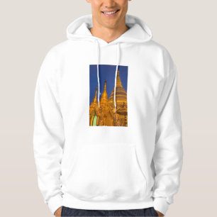 Shwedagon-Pagode bei Nacht, Myanmar Hoodie