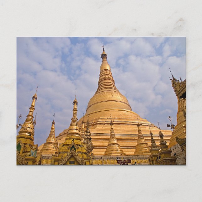 Shwedagon Paya Postcard Postkarte (Vorderseite)