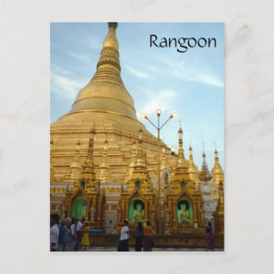 Shwedagon-Rangoon Postkarte