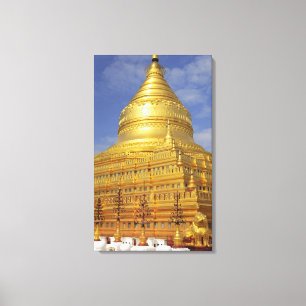 Shwezigon Pagoda in Bagan, Bagan (Pagan), 2 Leinwanddruck