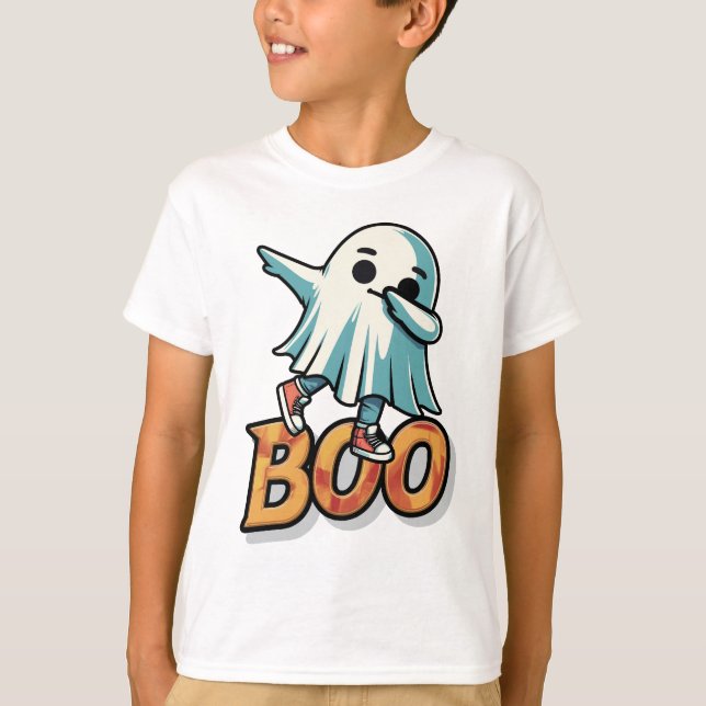 Shy Boo Ghost: Zu schüchtern für Boo T-Shirt (Vorderseite)