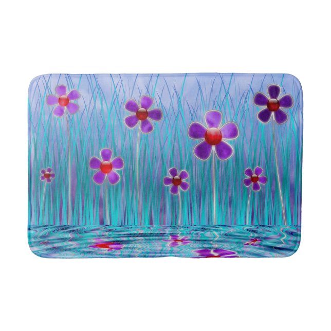 Shy Daisies Bathmat Badematte (Vorderseite)