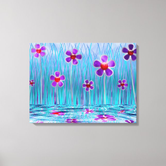 Shy Daisies Canvas Print Leinwanddruck (Vorderseite)