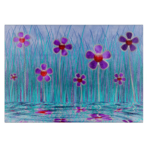 Shy Daisies Cutting Board Schneidebrett