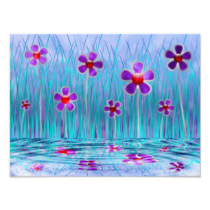 Shy Daisies Foto Print