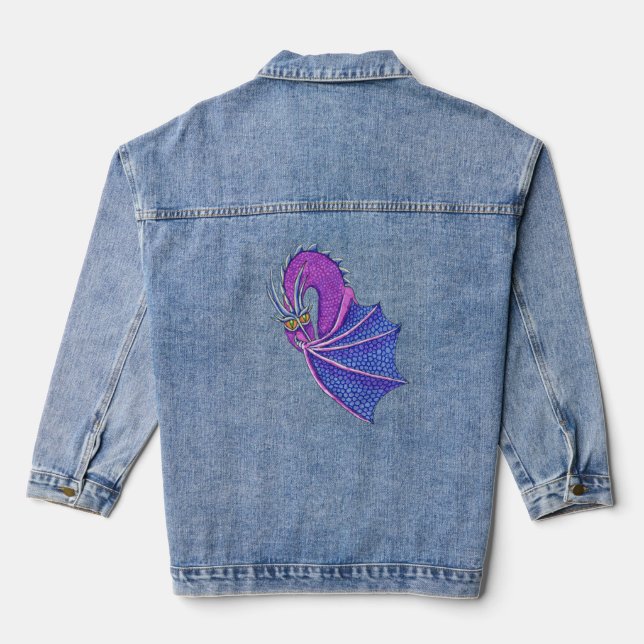Shy Dragon Denim Jacke (Rückseite)
