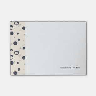 Shy Elephant Pattern Post-it Klebezettel