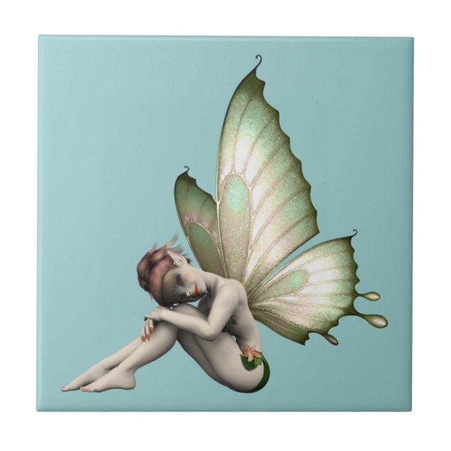 Shy Fairy Tile Fliese (Vorderseite)