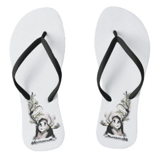 Shy Mr. Leaf Flip Flops