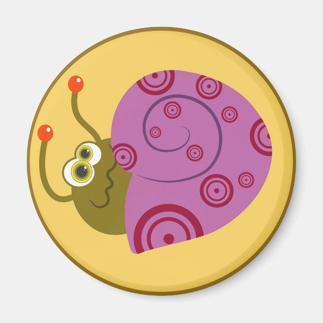 Shy Snail Magnet (Vorne)