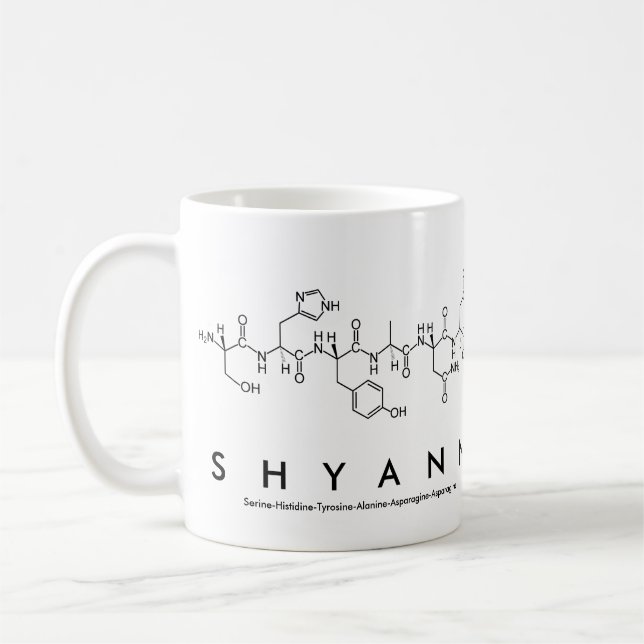 Shyann Peptidname Tasse (Links)