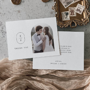 SHYLAH Flat Einzigartiges Minimalistisches Foto Ho Dankeskarte