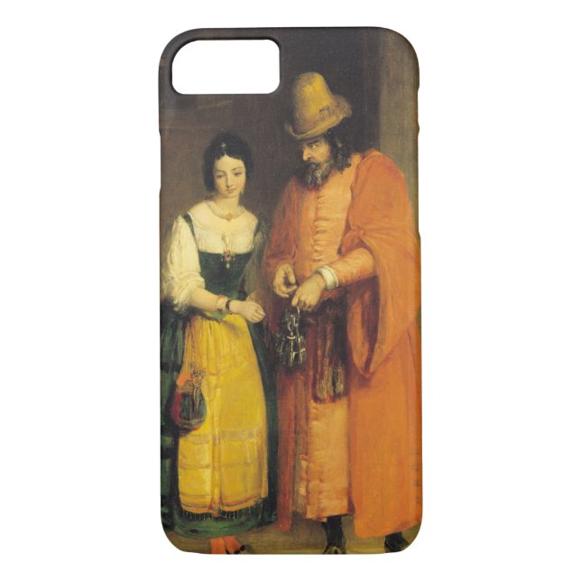 Shylock und Jessica "vom Kaufmann von Venedig", Case-Mate iPhone Hülle (Rückseite)