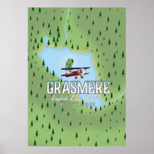 Shymbulak Kasachstan Skifahrplakat Poster