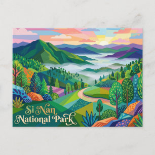 Si-Nan-Nationalpark Thailand Postkarte