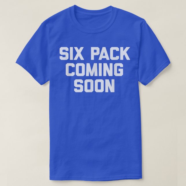 Si Pack Comon Bald lustiges Sprichwort cooles Fitn T-Shirt (Design vorne)
