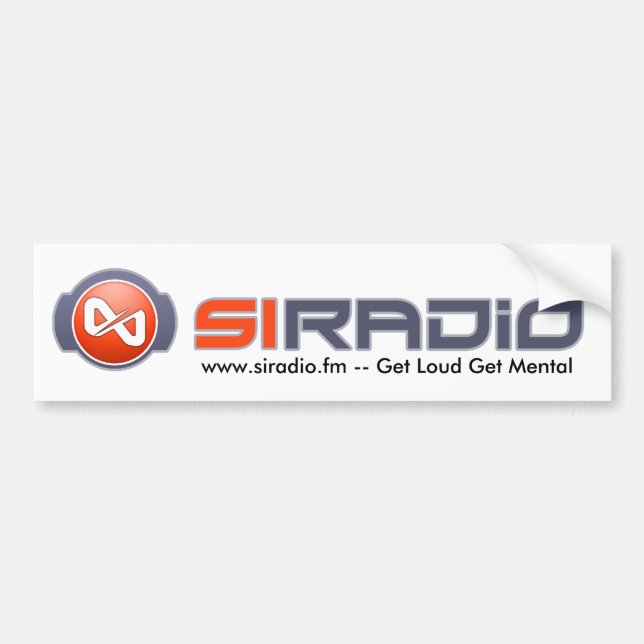 Si-Radiologo-Autoaufkleber Autoaufkleber (Vorne)