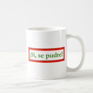 si-Se pudre puede ja kann ich Obama Tasse
