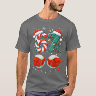 Si Seven 6 7 67 Weihnachten Lustige Familie T-Shirt