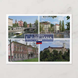 SI Slowenien - Ljubliana - Postkarte