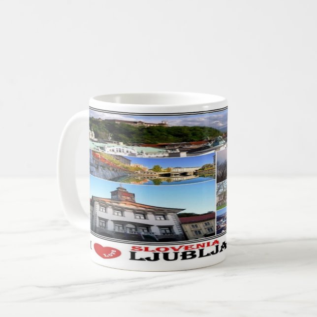 SI Slowenien - Ljubljana - Kaffeetasse (Vorderseite Links)