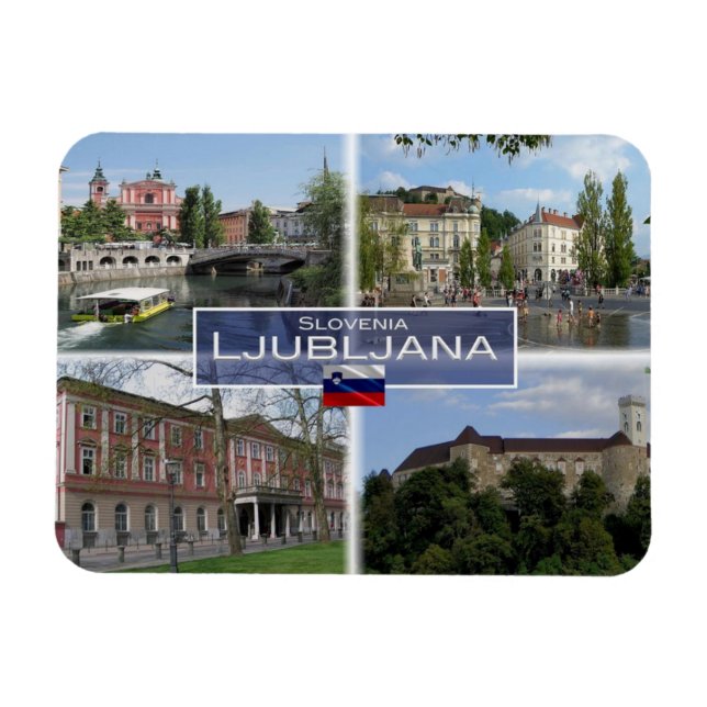 SI Slowenien - Ljubljana - Magnet (Horizontal)