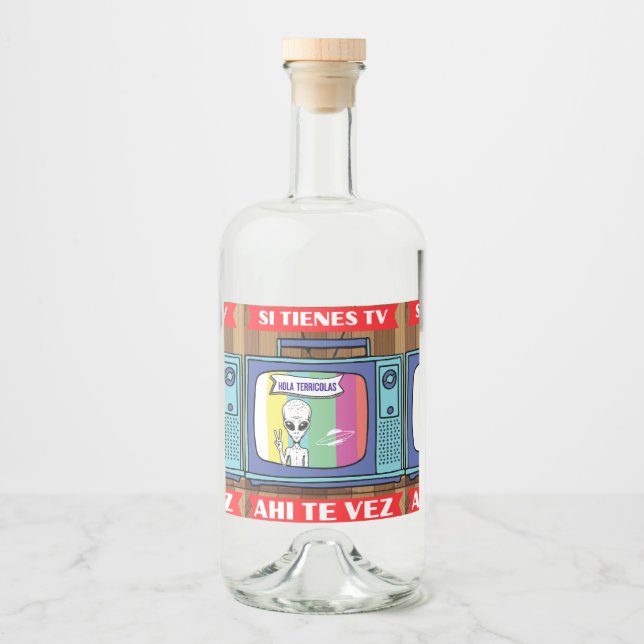 si tienes tv ahi the vez alkoholflaschenetikett (Vorderseite)