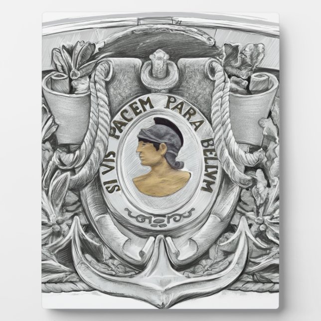 SI VIS PACEM PARA BELLUM FOTOPLATTE (Vorderseite)