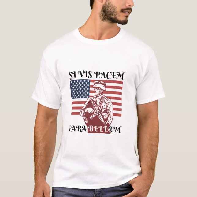 Si Vis Pacem Para Bellum T-Shirt (Vorderseite)