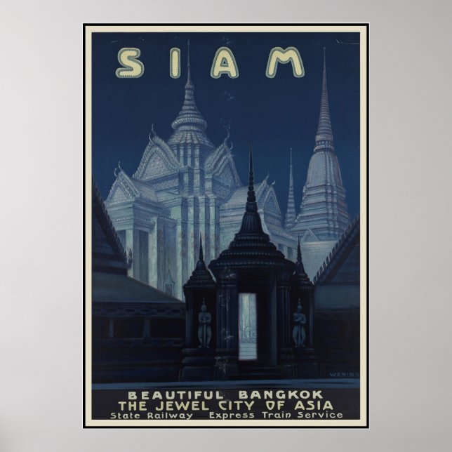 Siam Beautiful Bangkok Poster (Vorne)