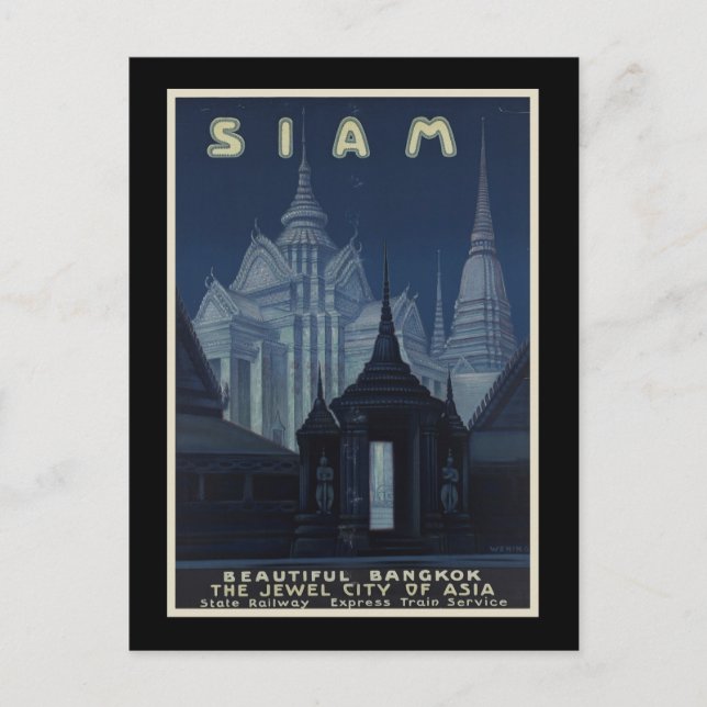 Siam Beautiful Bangkok Postkarte (Vorderseite)