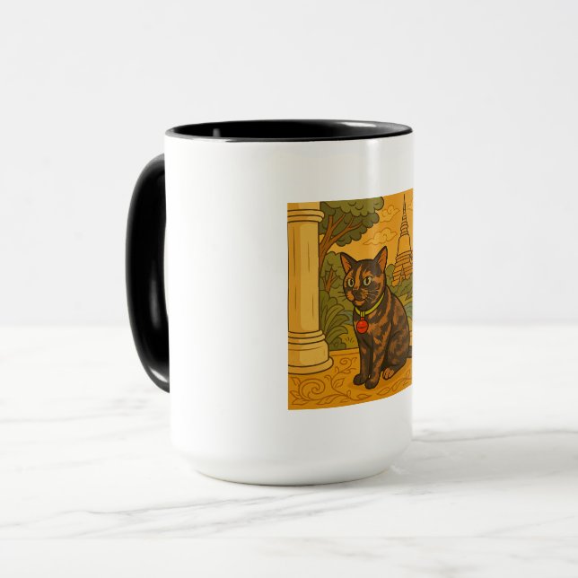 Siam Cat Coffee Tasse (Vorderseite Links)