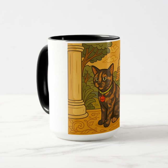 Siam Cat Coffee Tasse (Vorderseite Links)
