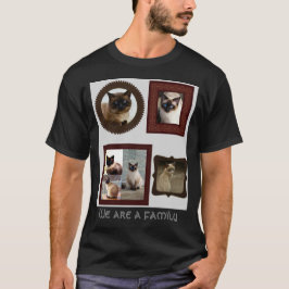 Siam Cat Lover T - Shirt Wir sind eine Familie