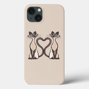 Siam Cats Heart Case-Mate iPhone Hülle