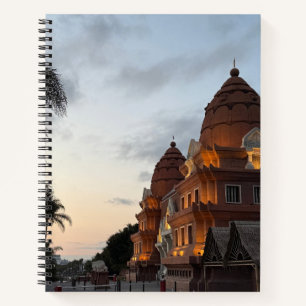 Siam Park Golden Sunset Architektur - Teneriffa Notizbuch