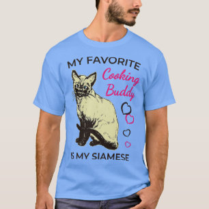 Siamese Cat and CookingT-Shirt T-Shirt