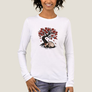 Siamese Cat Cherry Blossom SerEntity Tri-Blend Shirt