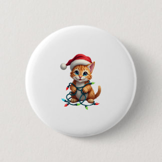 Siamese Cat Christmas V-Neck (3) Button
