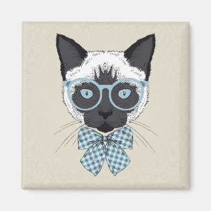 Siamese Cat Fashion Smart Magnet